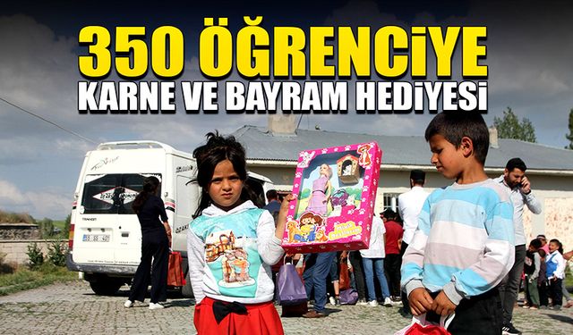 İş adamından öğrencilere bayram ve karne hediyesi