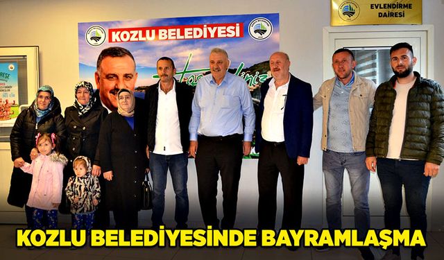 Kozlu Belediyesinde bayramlaşma töreni yapıldı