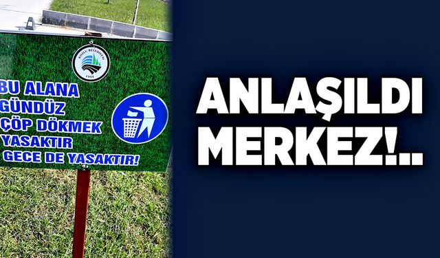 Anlaşıldı merkez! Kaza yaptıracak uyarı levhası