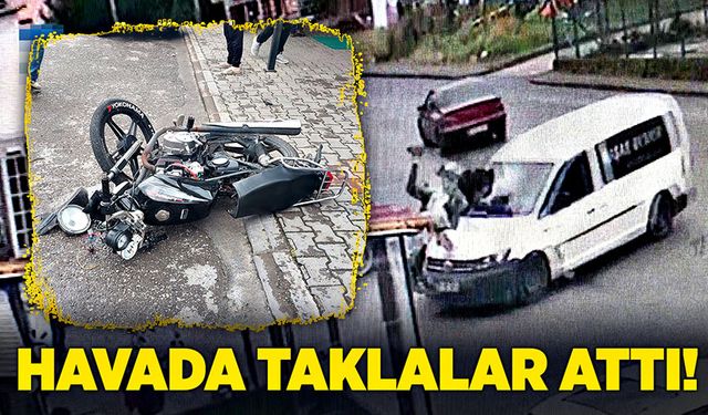 Havada taklalar attı!