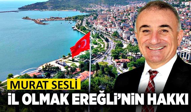 Murat Sesli: İl Olmak Ereğli’nin hakkı