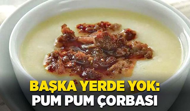 Zonguldak yöresel lezzeti; Pum pum çorbası