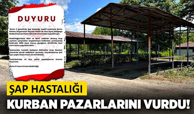 Şap hastalığı kurban pazarlarını vurdu!