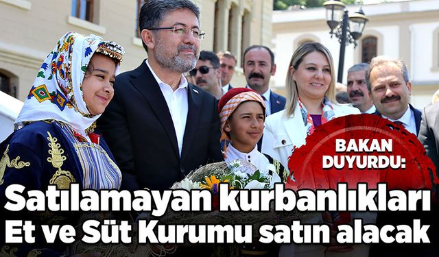 Satılamayan kurbanlıkları Et ve Süt Kurumu satın alacak