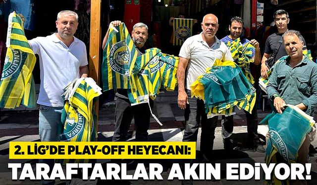 2. Lig’de play-off heyecanı: Taraftarlar akın ediyor!