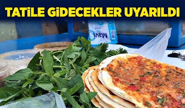 Tatile gidecekler uyarıldı!