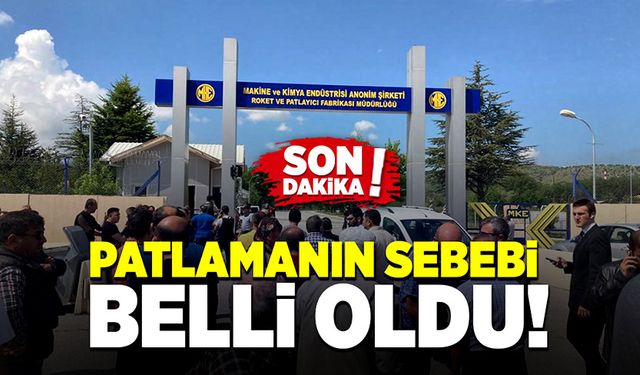 Roket fabrikasındaki patlamanın sebebi belli oldu!