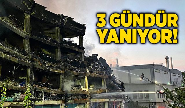 3 gündür yanıyor!