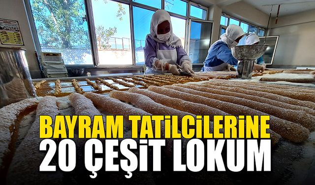 Lokum üreticilerinin bayram hazırlıkları sürüyor