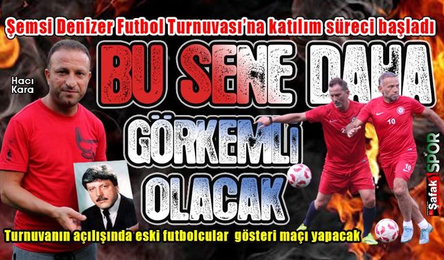 Şemsi Denizer’e vefa turnuvası... Zonguldaklı ünlü futbolcular açılışta forma giyecek