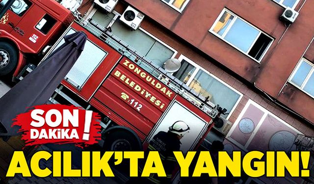 Acılık’ta yangın!