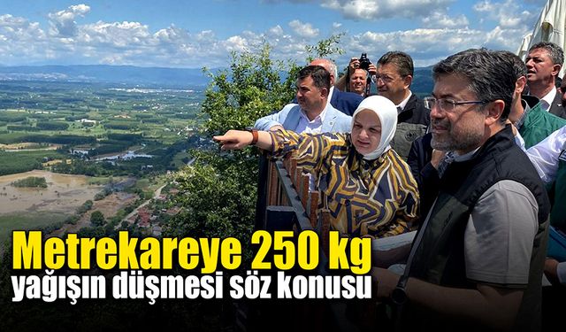 “Metrekareye yaklaşık 260 kilogram yağışın düşmesi söz konusu”