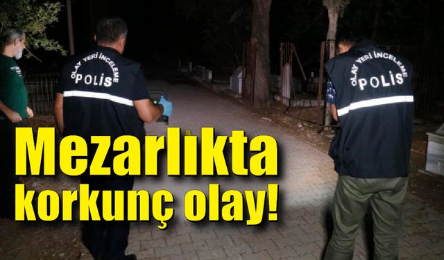 Mezarlıkta korkunç olay!