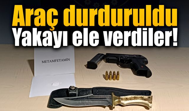 Durdurulan araç içerisinde uyuşturucu bulundu!