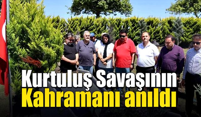 Kurtuluş Savaşının kadın kahramanı mezarı başında anıldı