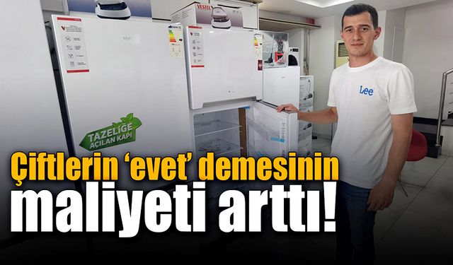 Beyaz eşyacılarda düğün sezonu hareketli geçiyor