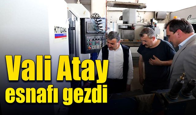 Düzce Valisi esnaf ziyareti yaptı!