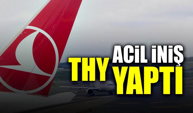 THY acil iniş yaptı!