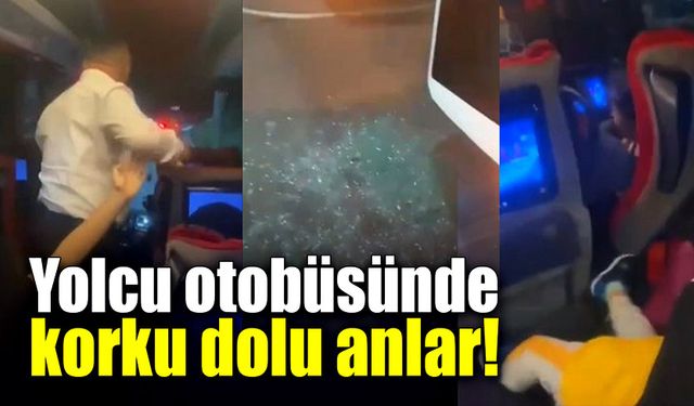 Yolcu otobüsünde korku dolu anlar!