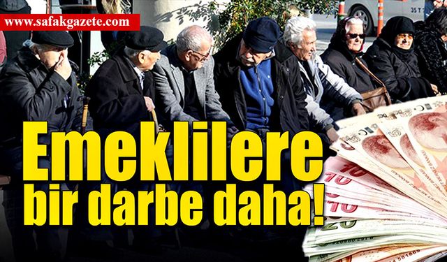 Emeklilere bir darbe daha! Banka kapıları kapandı!