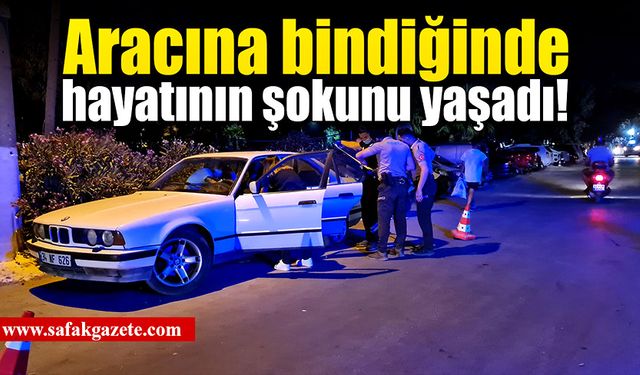 Aracına bindiğinde, korkunç manzarayla karşılaştı!