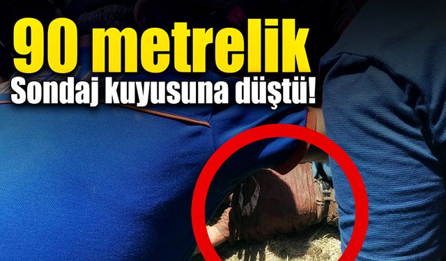 12 yaşındaki çocuk sondaj kuyusuna düştü!