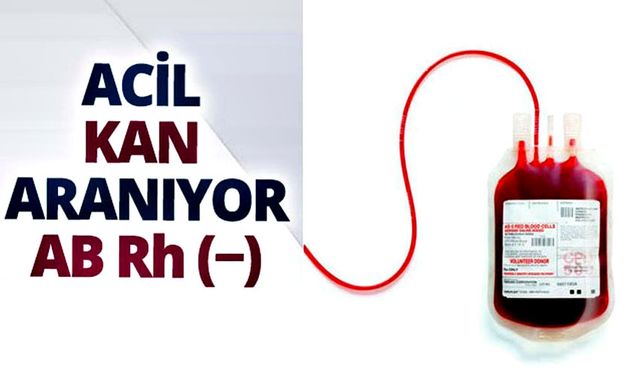 Acil kan aranıyor!