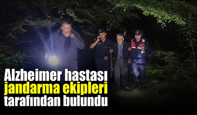 Jandarma ekipleri tarafından, kaybolan şahıs bulundu!