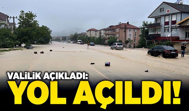 Valilik açıkladı: Yol açıldı!