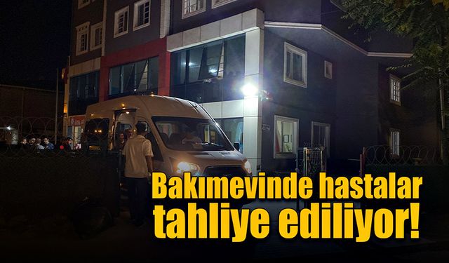 O görüntülerden sonra bakımevi tahliye edildi!