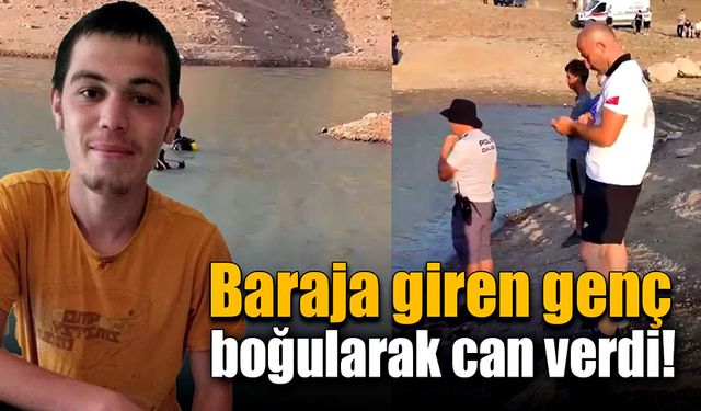 Piknikte baraj suyuna giren genç hayatını kaybetti!