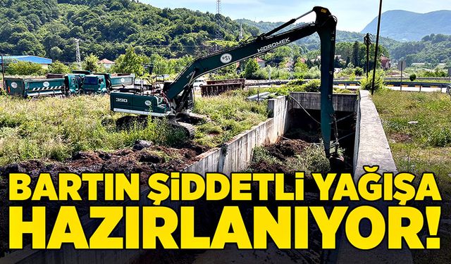 Bartın şiddetli yağışa hazırlanıyor