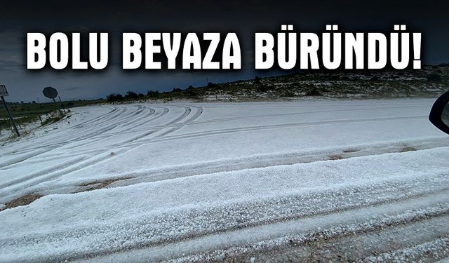 Bolu beyaz örtüyle kaplandı!