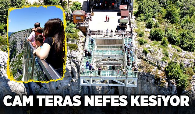 Cam teras nefes kesiyor