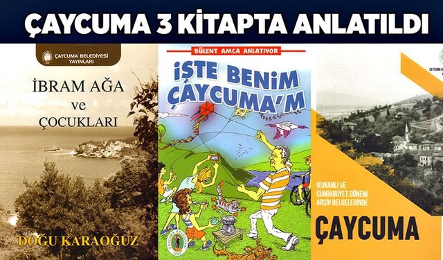 Çaycuma 3 kitapta anlatıldı