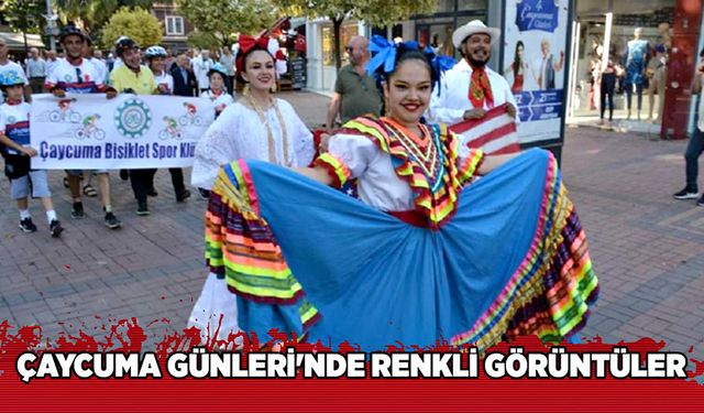 Çaycuma Günleri'nde Renkli Görüntüler