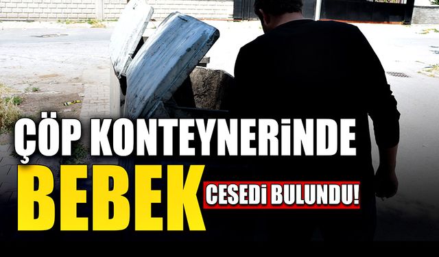 Çöp konteynerinde bebek cesedi bulundu!