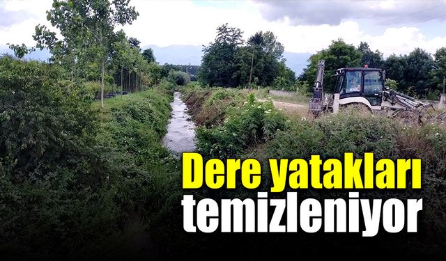 Dere içindeki çöpler pes dedirtti!