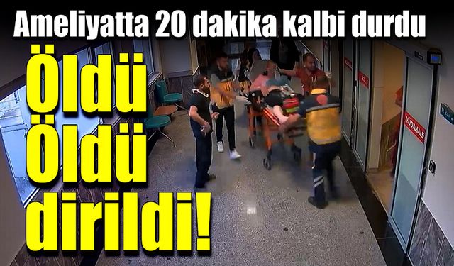 20 dakika boyunca kalbi duran şahıs hayata geri döndü!