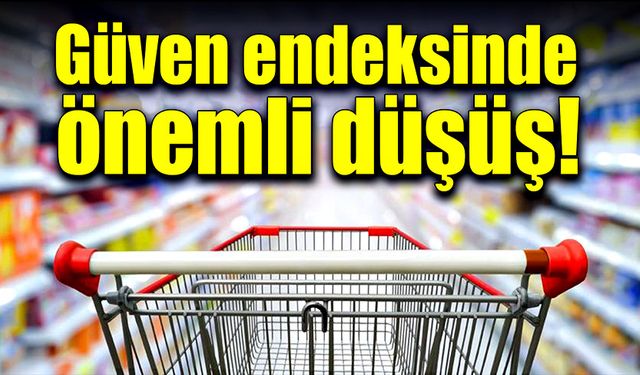 Güven endeksinde önemli düşüş!