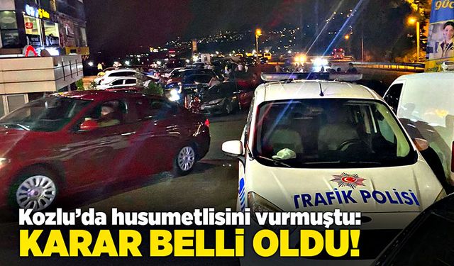 Kozlu’da husumetlisini vurmuştu: Karar belli oldu!