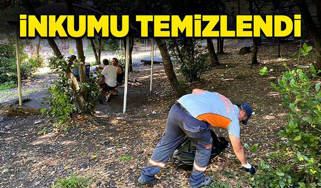 İnkumu temizlendi