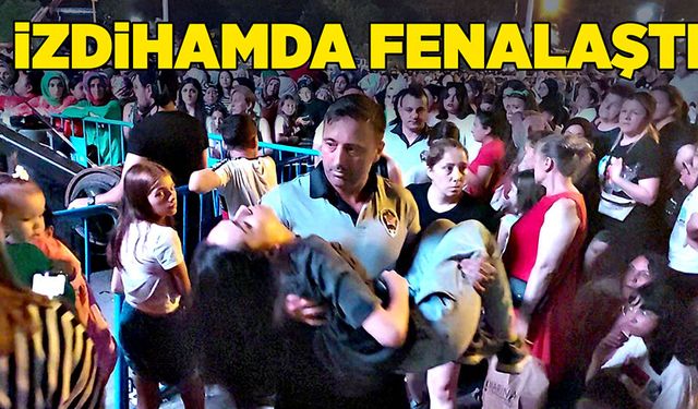 İzdihamda fenalaştı!