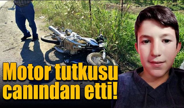 Motor tutkusu canından etti!