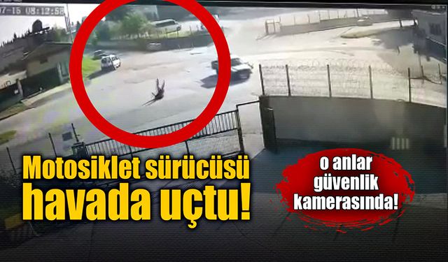 Kamyonetle motosiklet çarpıştı! 1 ağır yaralı!