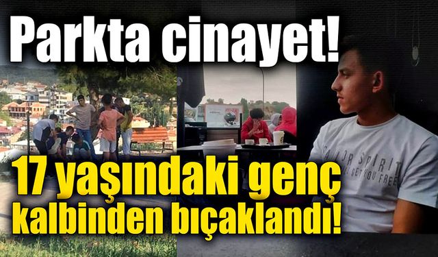 17 yaşındaki genç kalbinden bıçaklanarak öldürüldü!