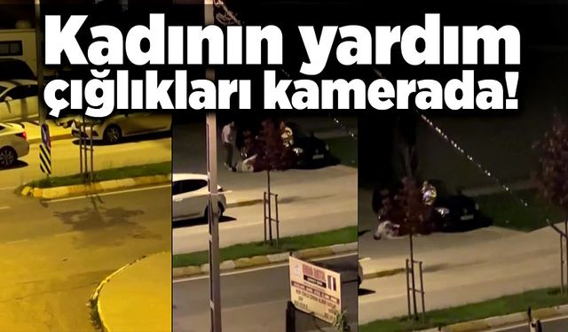 Kadının yardım çığlığına kayıtsız kaldılar!