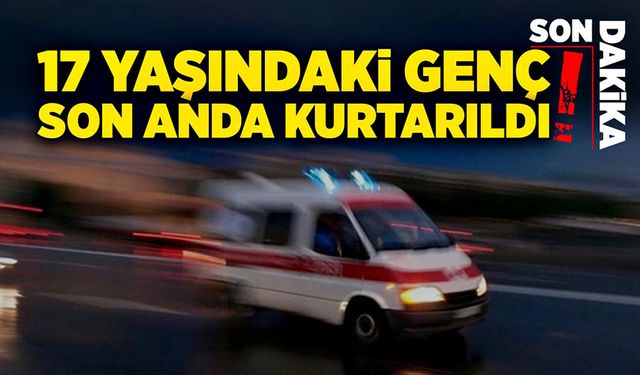 Filyos’ta 17 yaşındaki genç son anda kurtarıldı!