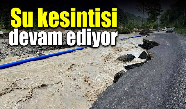 Sağanak yağış Düzce’nin içme suyunu da vurdu