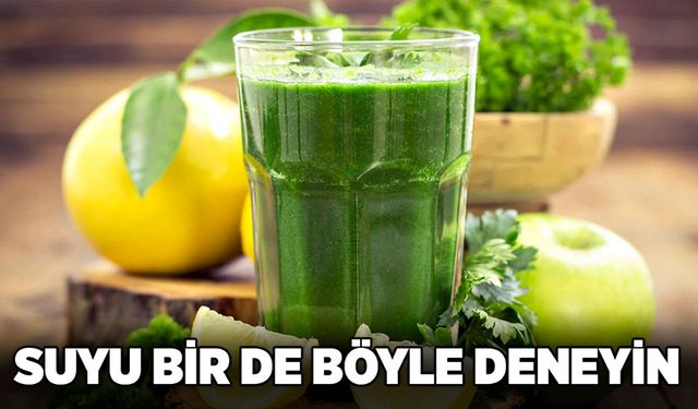 Suyu bir de böyle deneyin